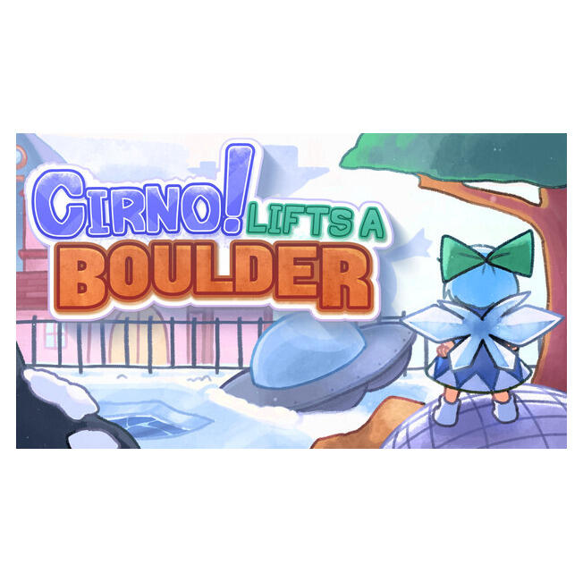 Cirno! Lifts a Boulder